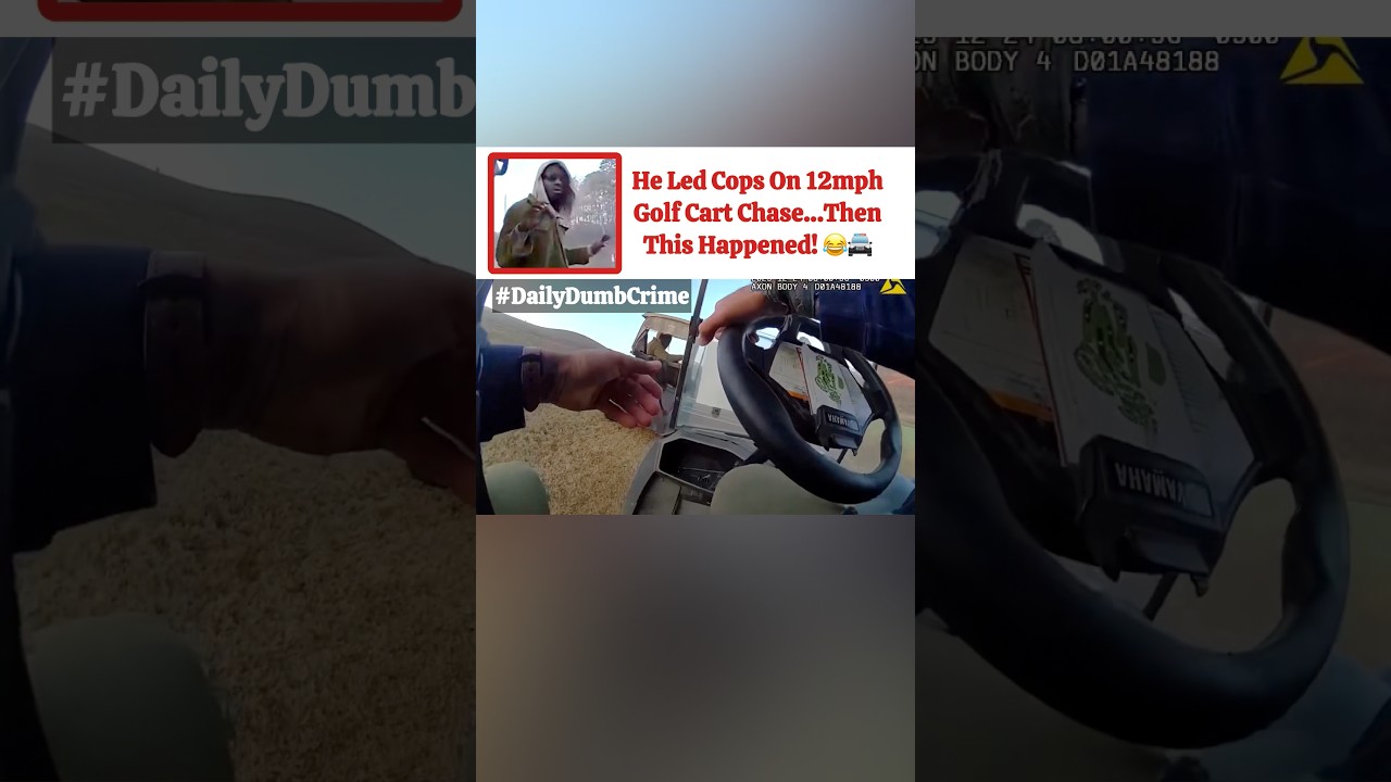 He Led Cops On A 12 MPH Chase 😂 | Daily Dumb Crimes