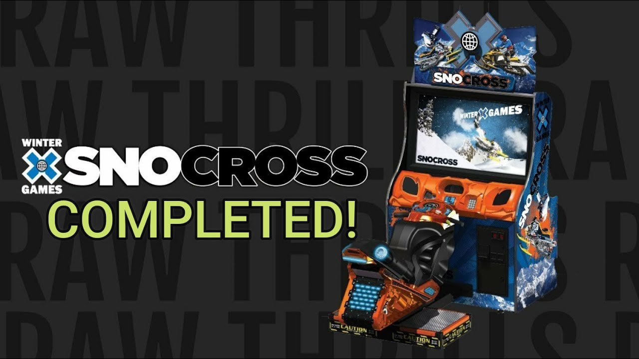 Raw Thrill's SNOCROSS: Winter X Games Arcade COMPLETED!