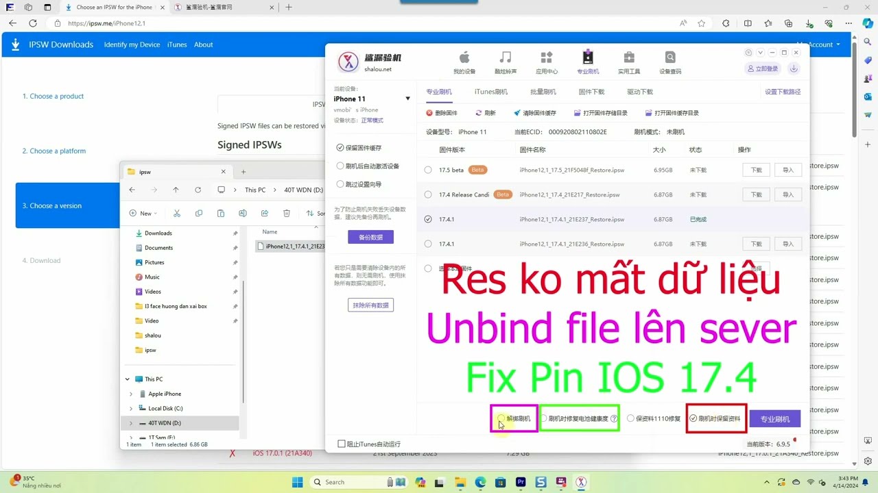 Hướng Dẫn Restore Shalou unbind lên sever luban