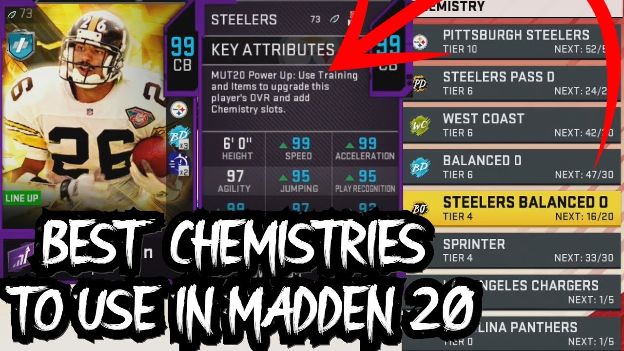 THE BEST CHEMS TO USE IN MADDEN 20 - FULL CHEMISTRY GUIDE IN MADDEN 20 ULTIMATE TEAM
