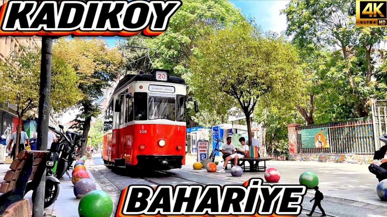BAHARIYE STREET 4K WALKING TOUR – ISTANBUL STREET EXPERIENCE