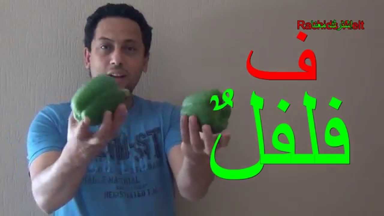 تعليم الحروف العربية كاملة للأطفال -النطق بدون موسيقى  Arabic Alphabet with Rachid. Arabisch  lernen