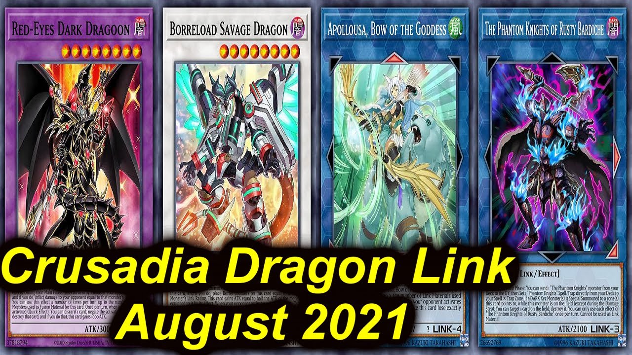【YGOPRO】UPDATED CRUSADIA DRAGON LINK DECK AUGUST 2021