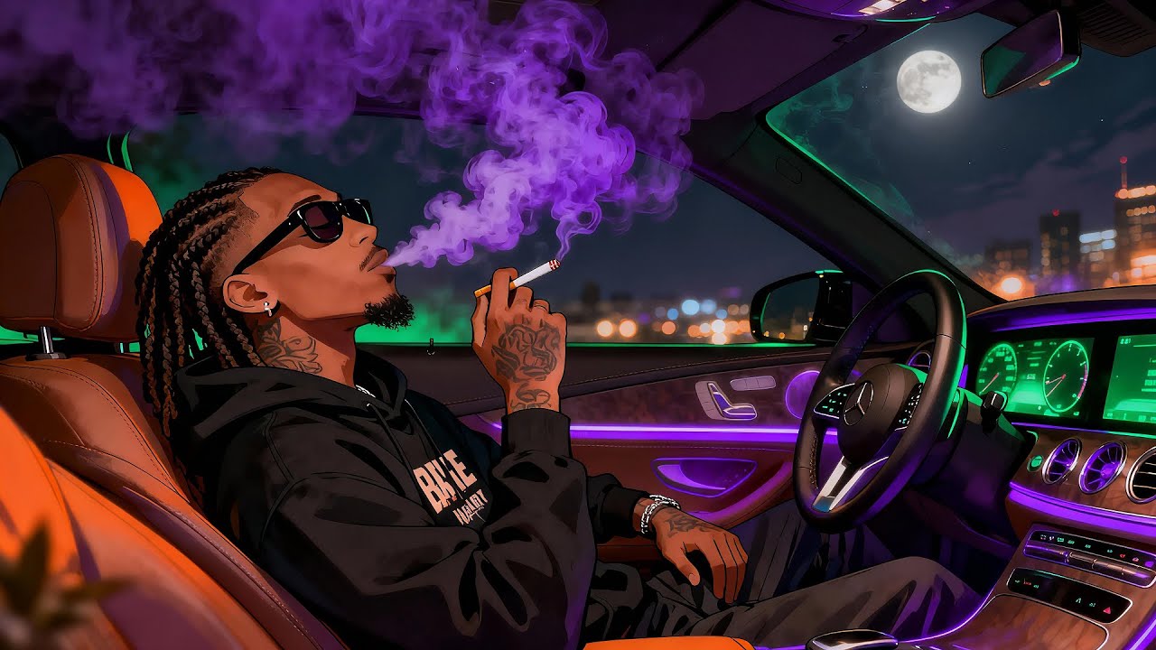 High In Smoke - 420 Music for Late Night Sessions & Relaxation | Chill Rap x Bluesy Hip-Hop | 1H