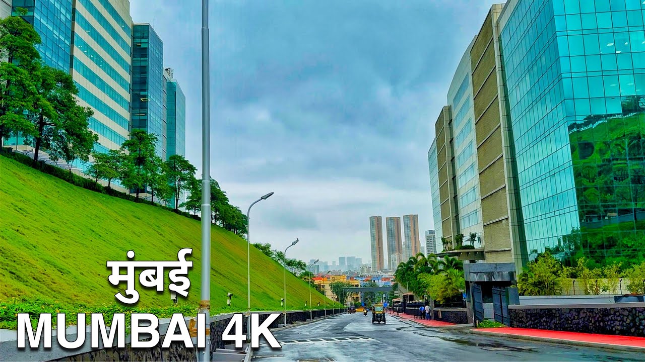 MUMBAI’S Goregaon | 4K HDR Monsoon Walk in International Business Hub’s | INDIA🇮🇳 Walking Tour