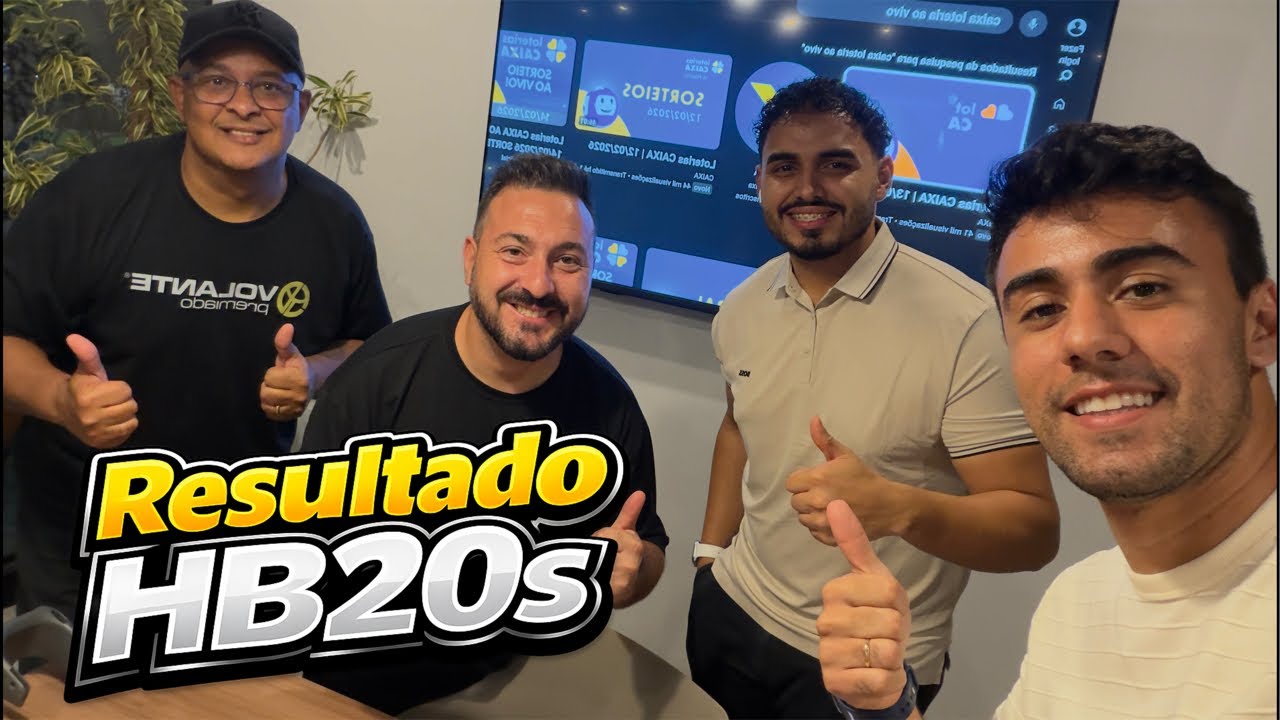 RESULTADO HB20s AGORA AO VIVO!