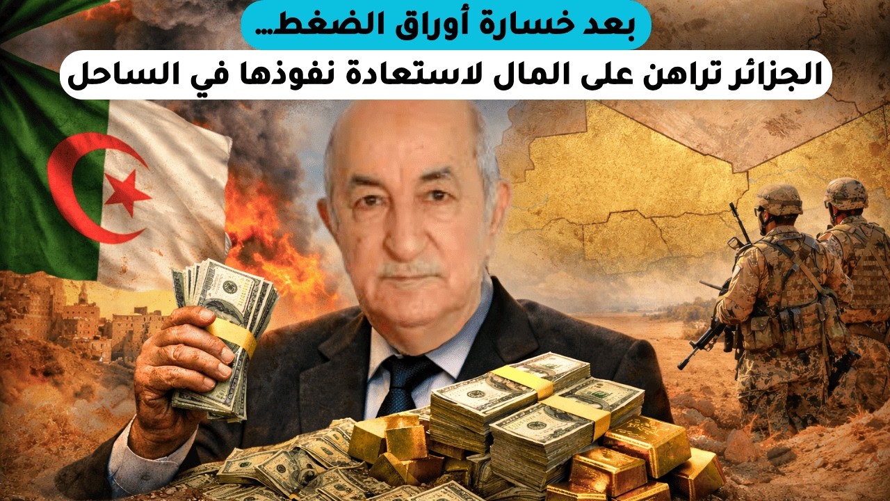 بعد خسارة أوراق الضغط… الجزائر تراهن على المال لاستعادة نفوذها في الساحل