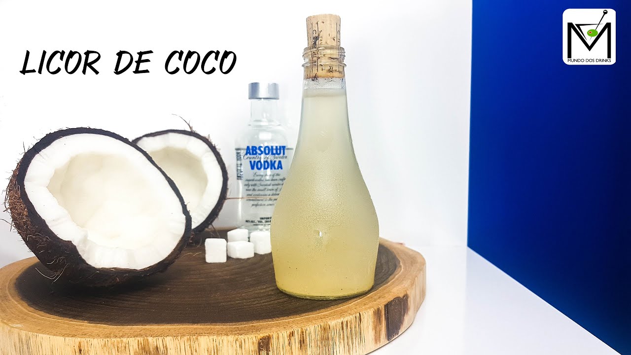 COMO FAZER UM LICOR DE COCO