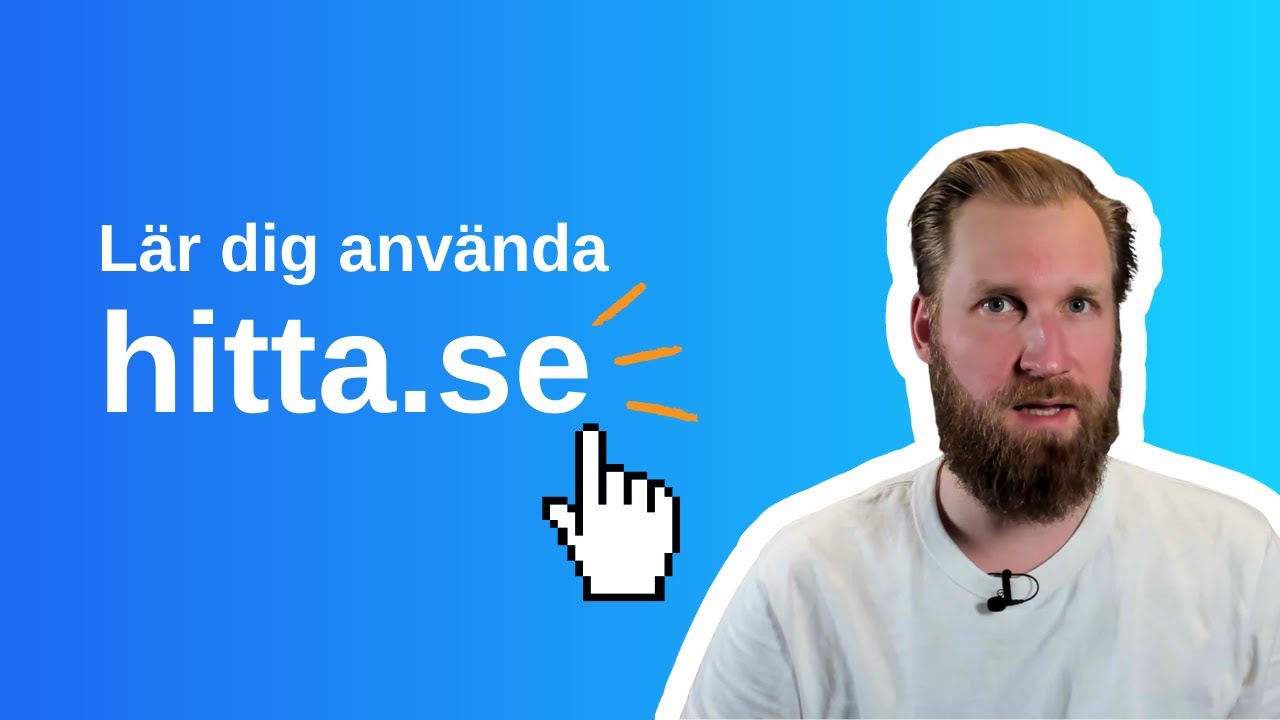 S&ouml;k upp information om personer med Hitta.se - Guide f&ouml;r nyb&ouml;rjare