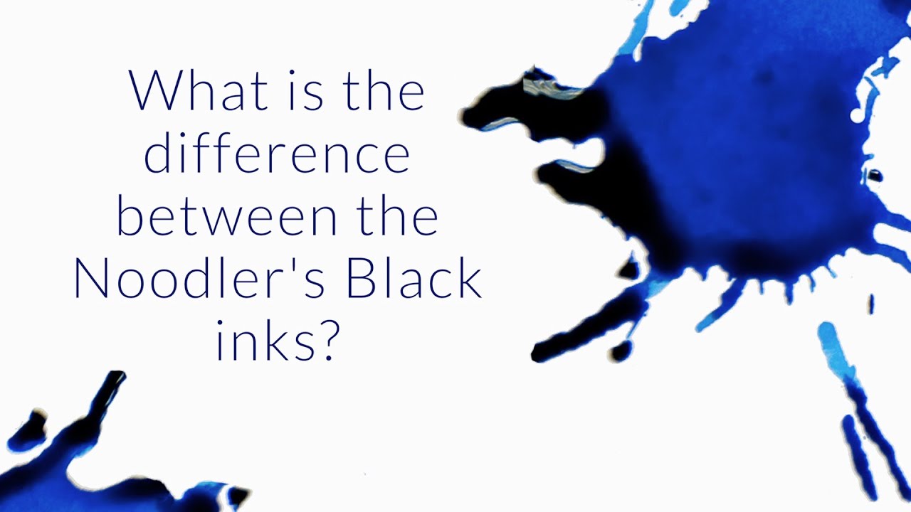 What is the Difference Between the Noodlers Black Inks? - Q&A Slices