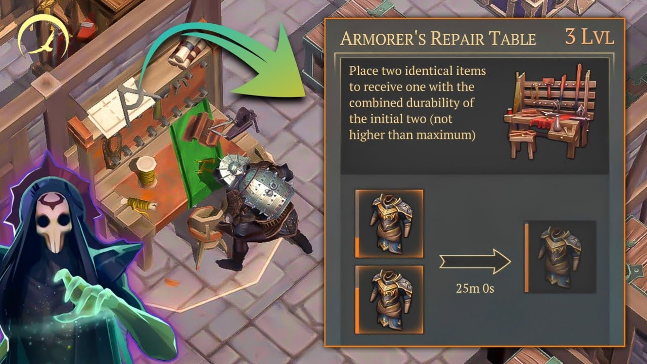 Grim Soul - Level 3 Armorer's Repair Table | Legendary Harid | Rogvold