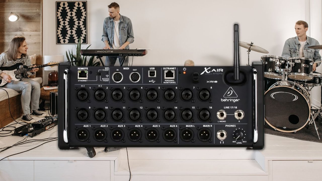 Grabación de Multitracks con la Behringer XR18