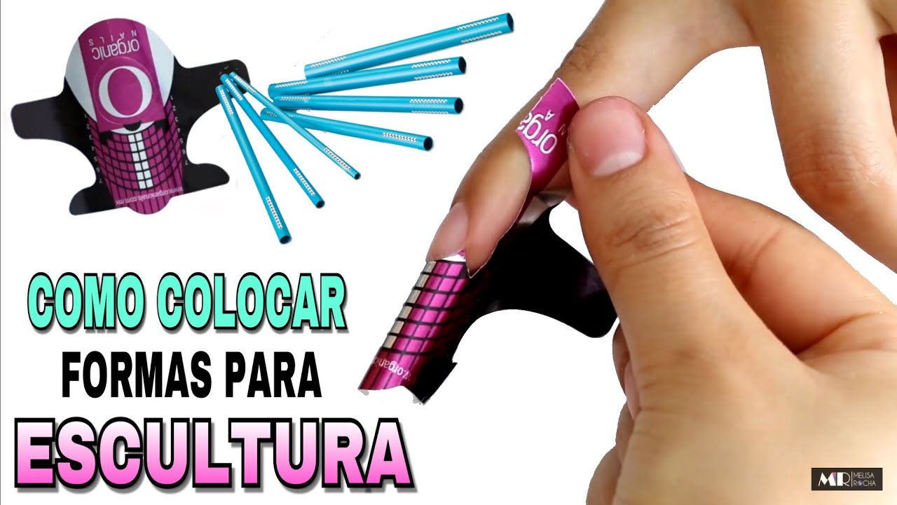 Clase #7/Uñas Esculturales💖 Como colocar la forma para Escultura correctamente/punta square