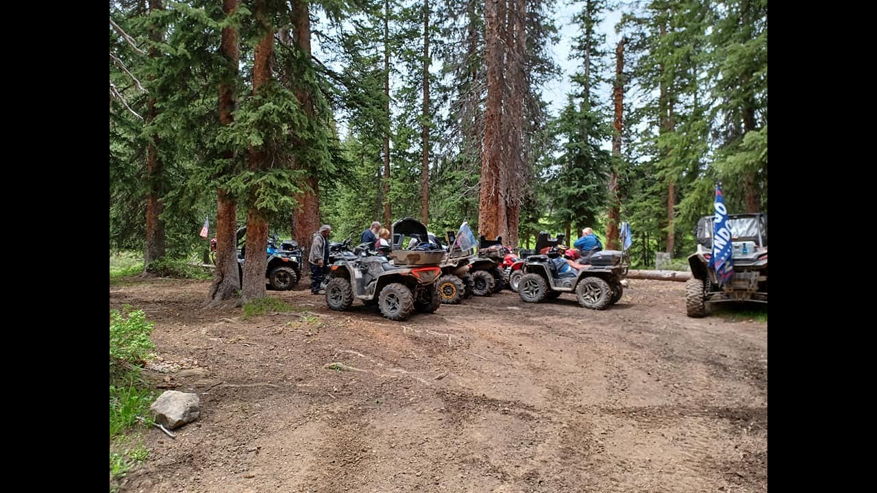 ATV TRAIL RIDING TAYLOR PARK, FLAG MOUNTAIN BACK TO TRAIL # 759 ITALIAN CREEK ROAD
