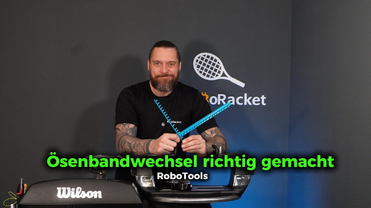 🔧 Ösenband richtig wechseln | ohne Rahmenschaden | RoboTool | RoboRacket