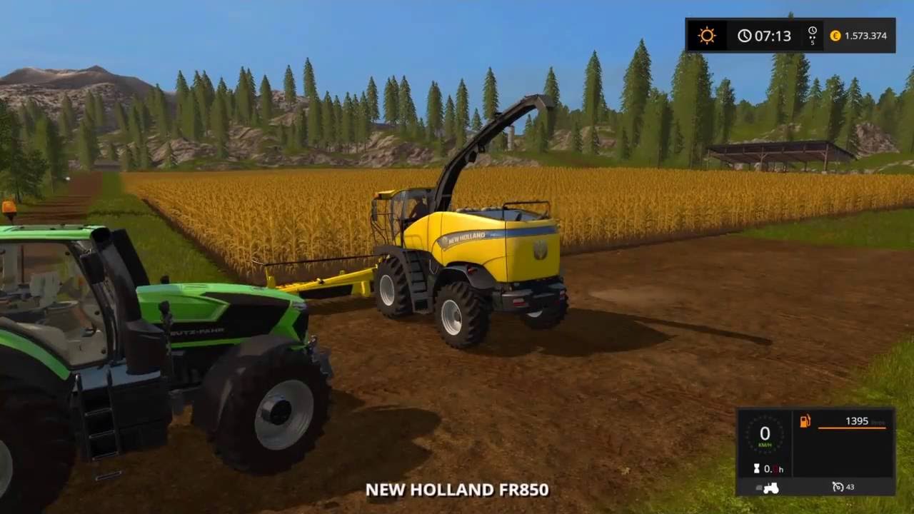 Fs 17   Silage harvest NEW HOLLAND FR 850