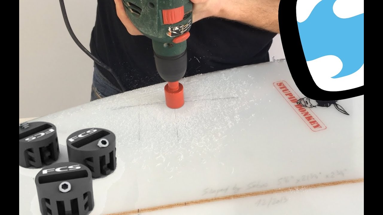 Como colocar los tapones o plug de quillas en una tabla de surf