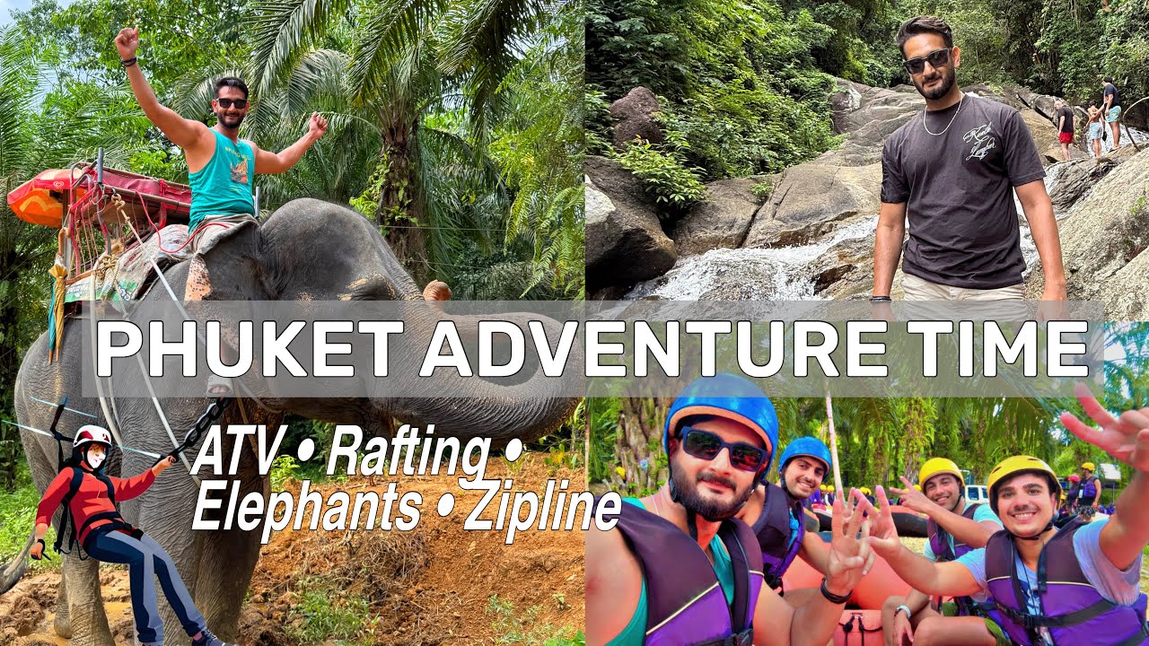 Thailand Thrills: ATV, Rafting, Elephant Ride & More in Phuket 🐘🌴
