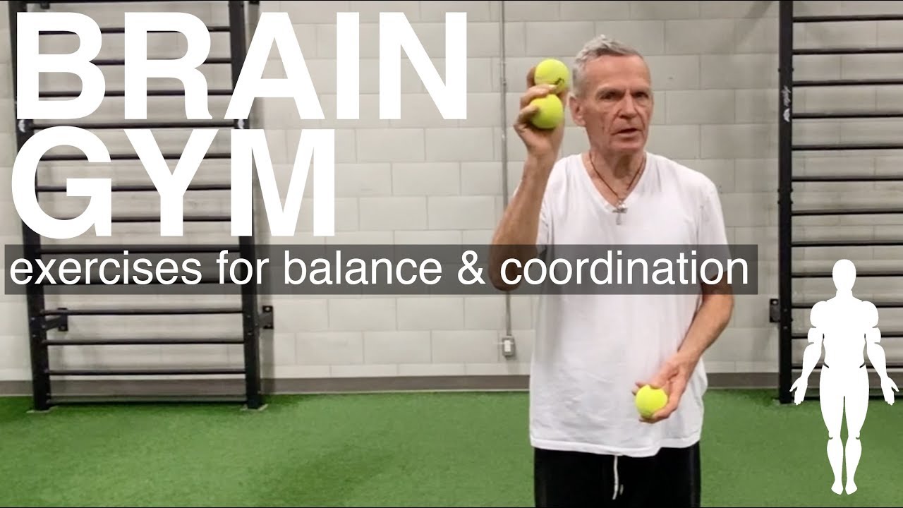 BRAIN GYM EXERCISES for balance and coordination with seniors fitness expert Robert Fox