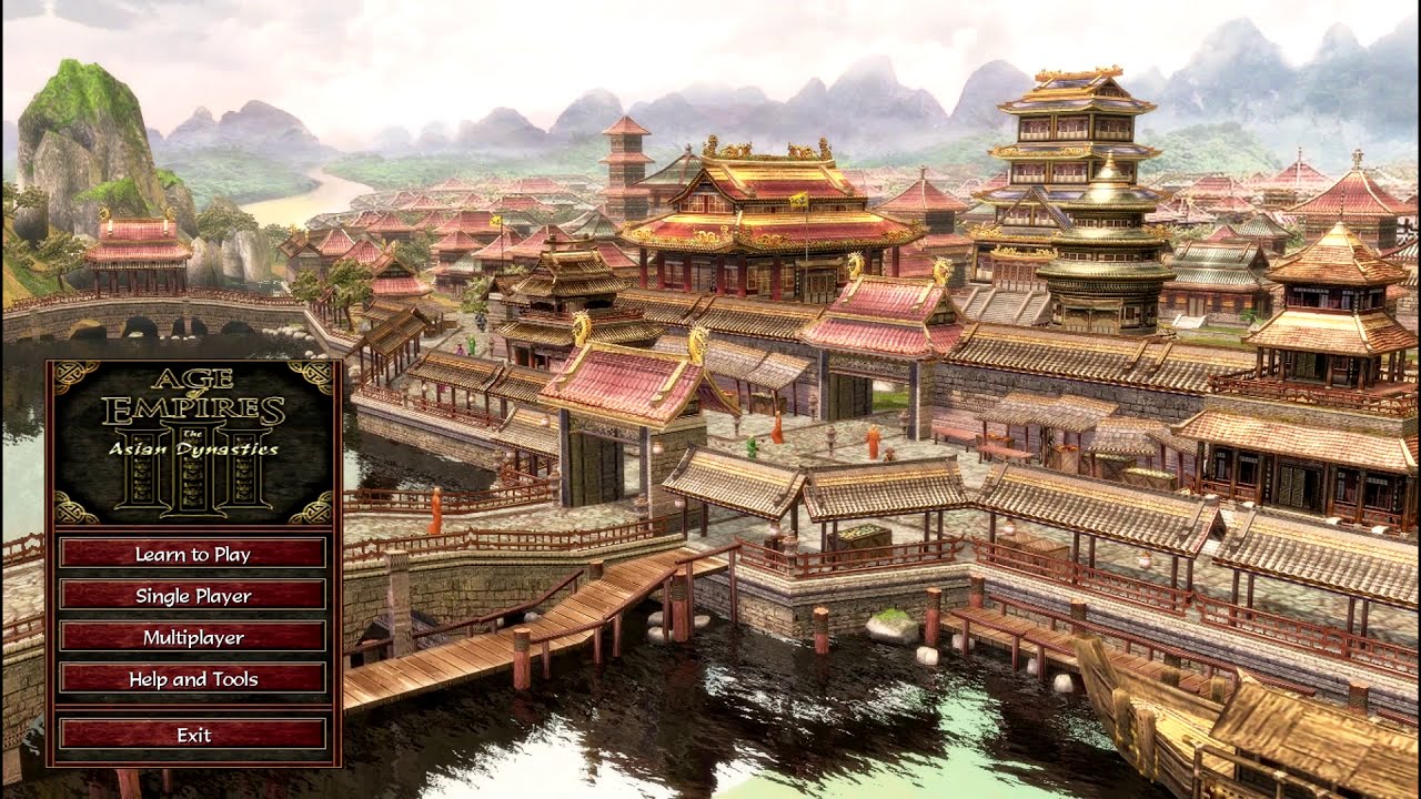 Age of Empires 3: Asian Home Cities (Main Menu)