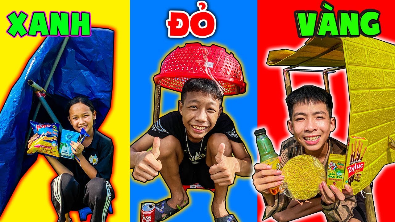 Thái Chuối | Cuộc Thi Sáng Tạo Lều Trại Và Cắm Trại Theo Màu Với 100K