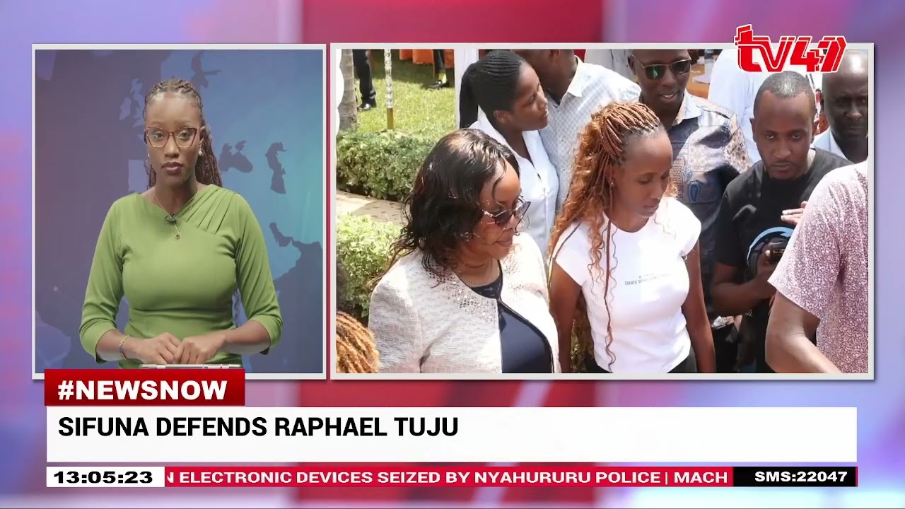 Senator Sifuna defends Raphael Tuju against intimidation