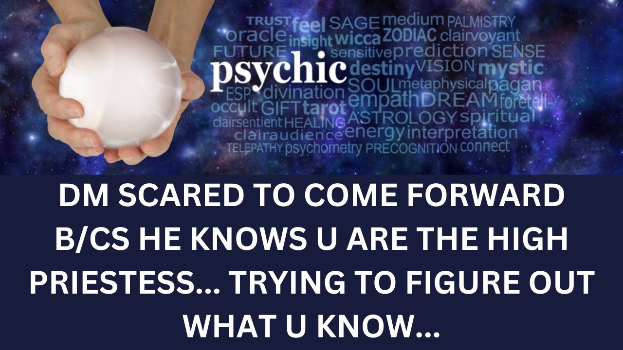 DM scared to come forward b/cs he knows U know the truth & haunted by U knowing all his secrets..👀🔮
