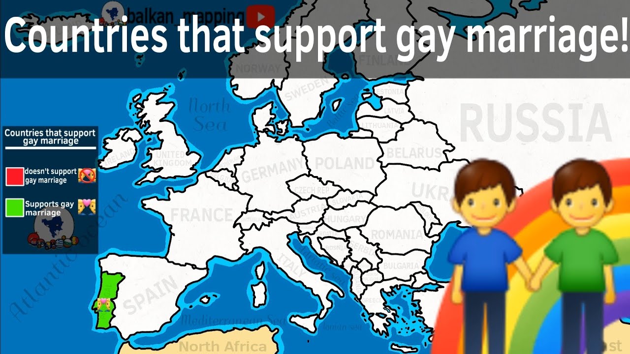 Countries that support gay marriage