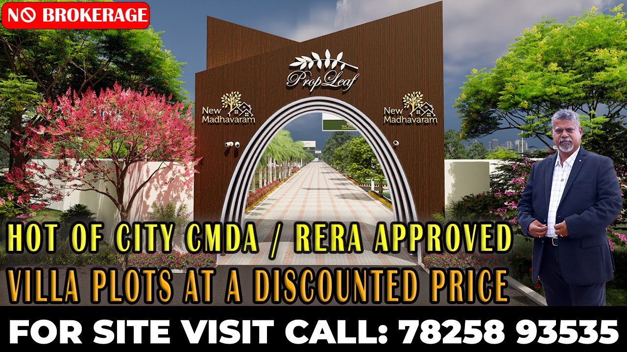 Residential Villa Plots for sale in Madhavaram l New Madhavaram Villa Plots l Chennai Homes
