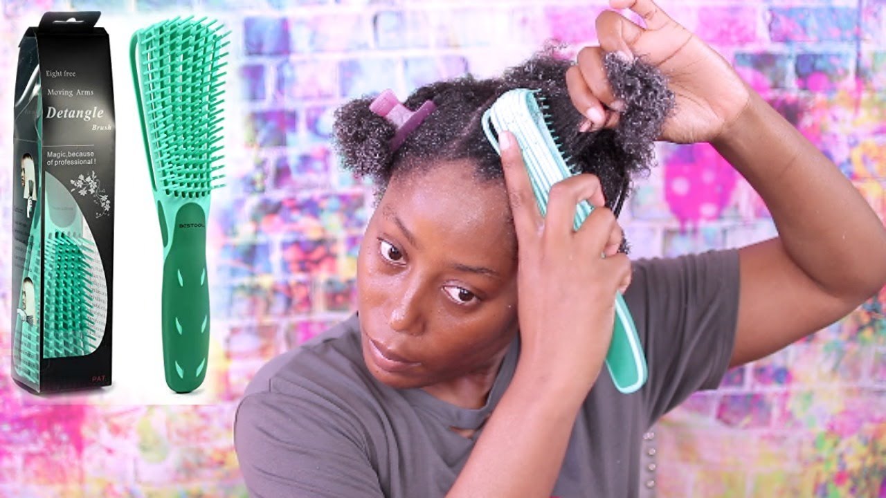 EZ DETANGLER BRUSH 4C HAIR/ VERY DETAILED