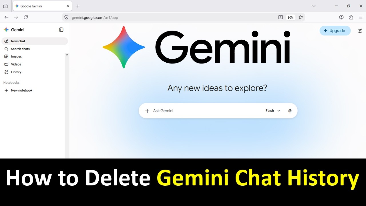 How to Delete Gemini Chat History?