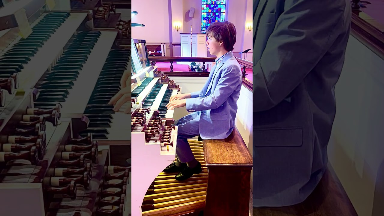 Glorious hymn on the pipe organ #church #music #hymn