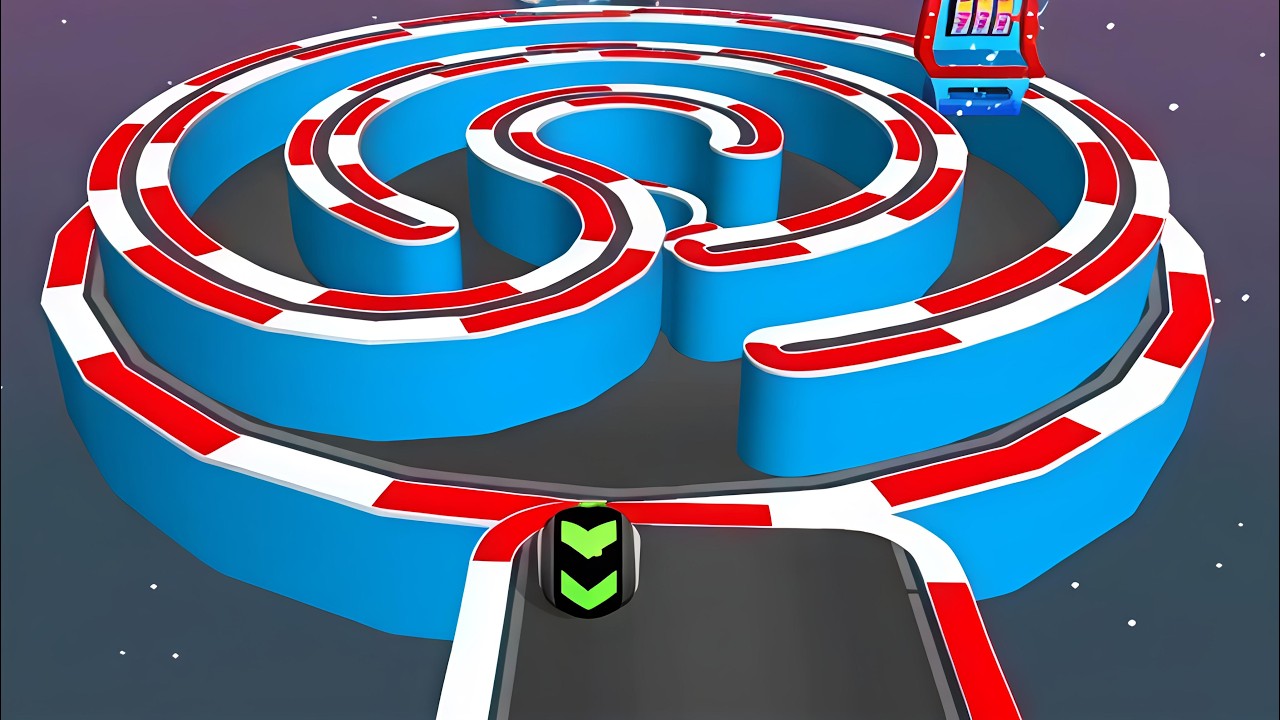 Sky Rolling Ball 3D, SpeedRun Going Rolling portal ios walkthrough run 