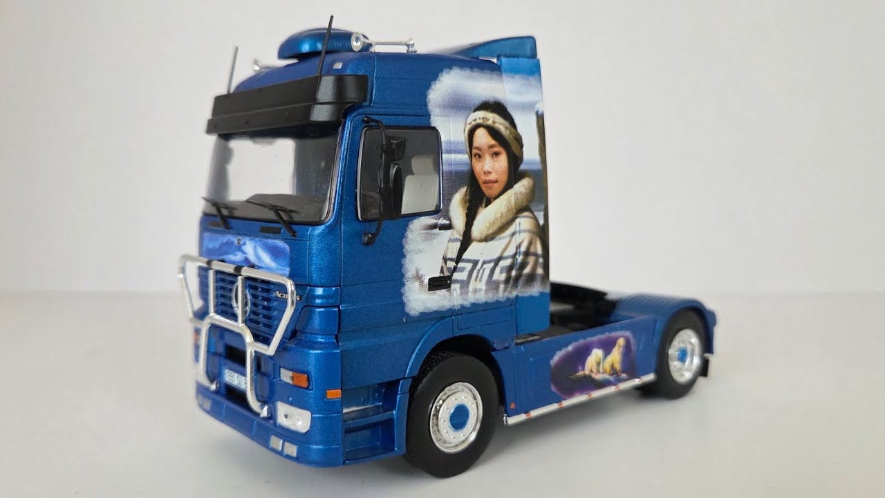Hachette 1:43 Truck Tuning Collection Mercedes-Benz Actros MP1 1998 #diecasttrucks #hachette 