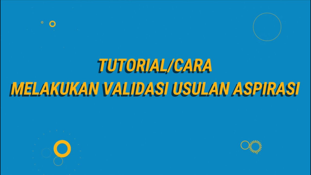 Validasi Usulan Aspirasi Hasil Musrenbang TA 2027