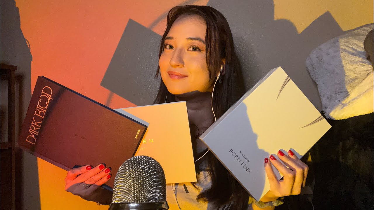 ASMR mini kpop album collection!🫶🏻