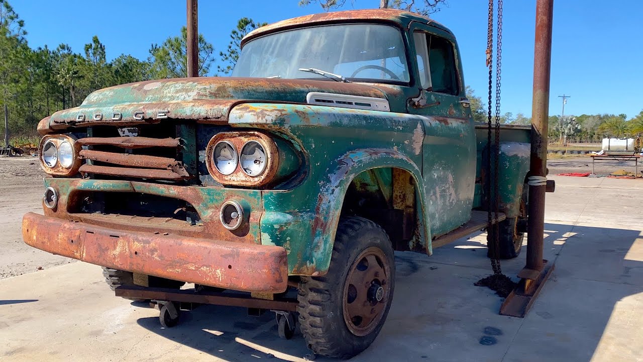 1958 Dodge Power Wagon FULL Tear Down - 4x4 TRUCK