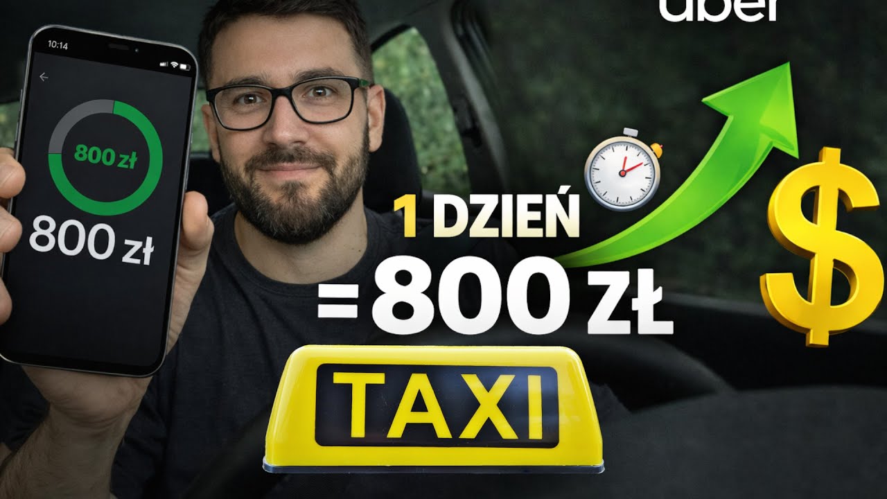 800ZŁ W 1 DZIEŃ NA UBER/BOLT GRUDNIOWE SZALEŃSTWO!!!