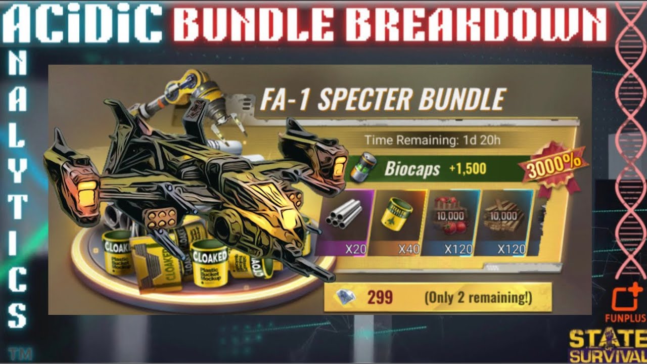🚁- State of Survival | WEEKLY DEALS - FA1 Specter Bundle