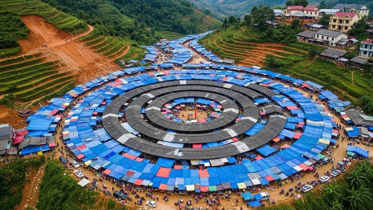 Can Cau Market After Christmas – Life Returns to the Mountains