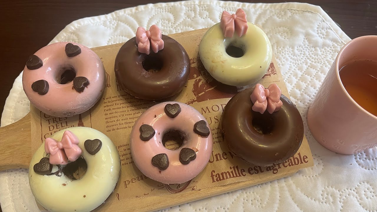 ダブルチョコドーナツ/バレンタインのプレゼントにオススメ