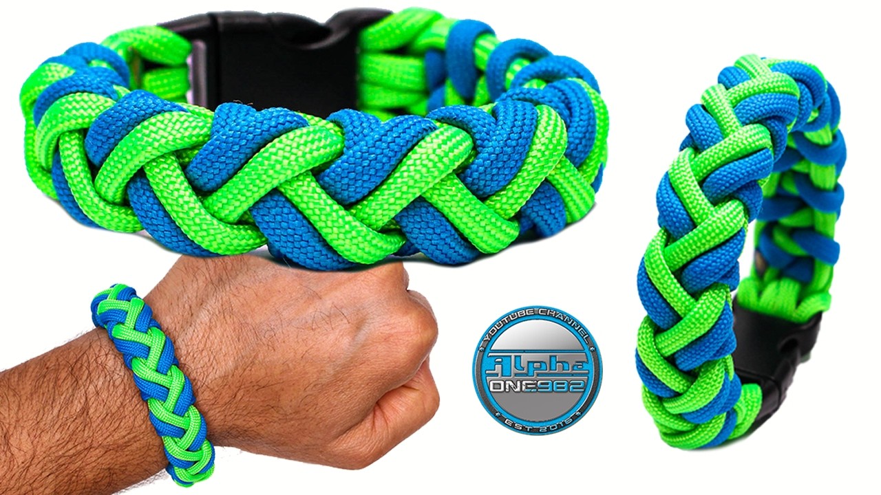 How to Make a Paracord Bracelet Royal Lion Knot Tutorial DIY