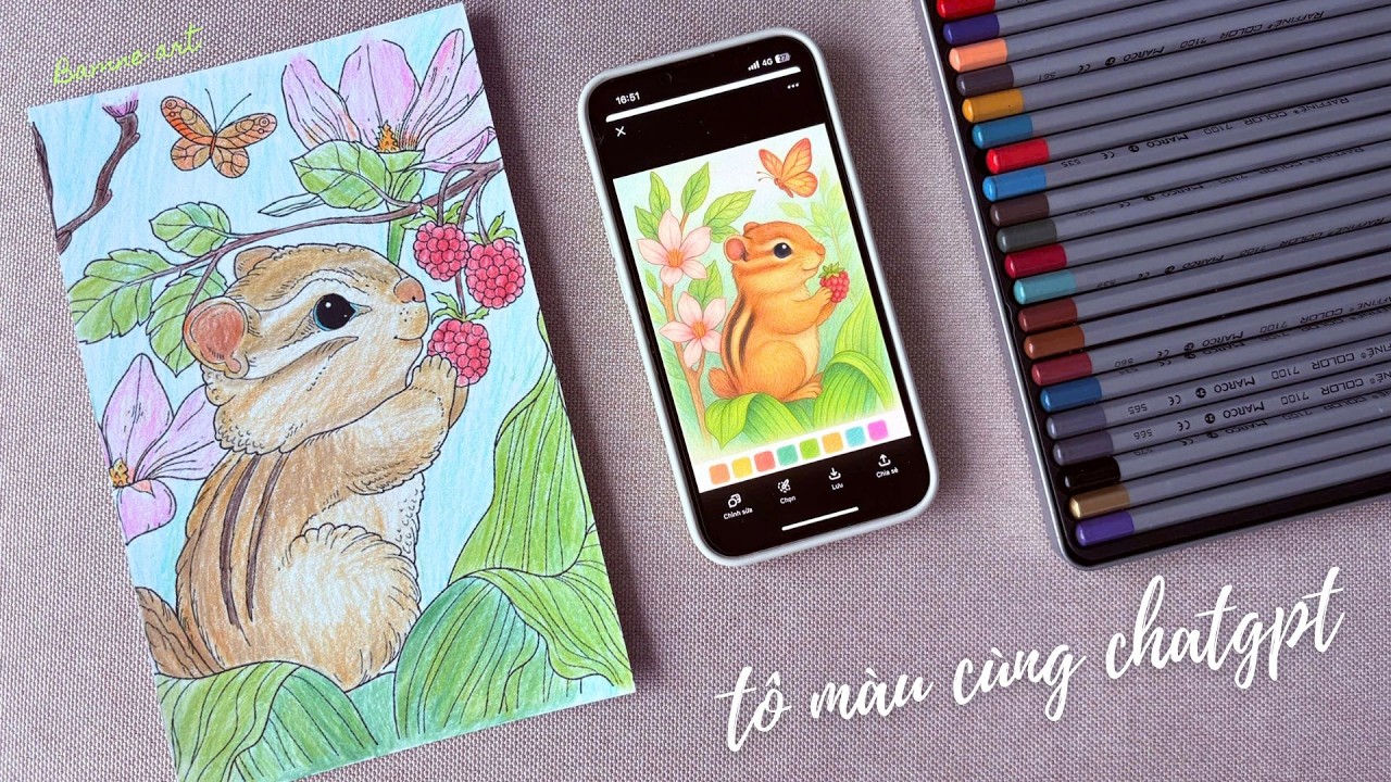 Chì Màu Marco Raffine | Color with Me ASMR | Relaxing Art