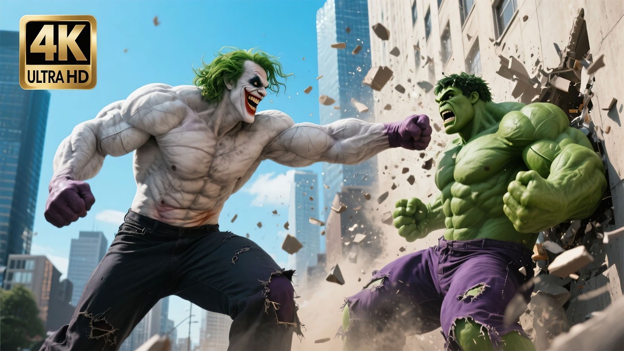 Monster Joker vs Hulk Full Battle | Epic Superhero Fight