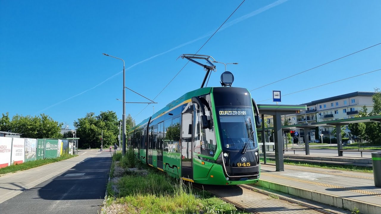 MPK Poznań - 🚊10 (Kabina) Wyjazd z zajezdni | Moderus Gamma LF 04 AC BD