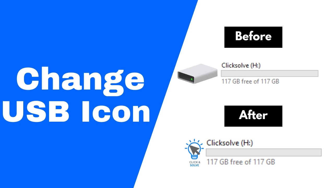 How to Change USB Icon in Windows 10 | Pendrive Icon Change Kaise Kare