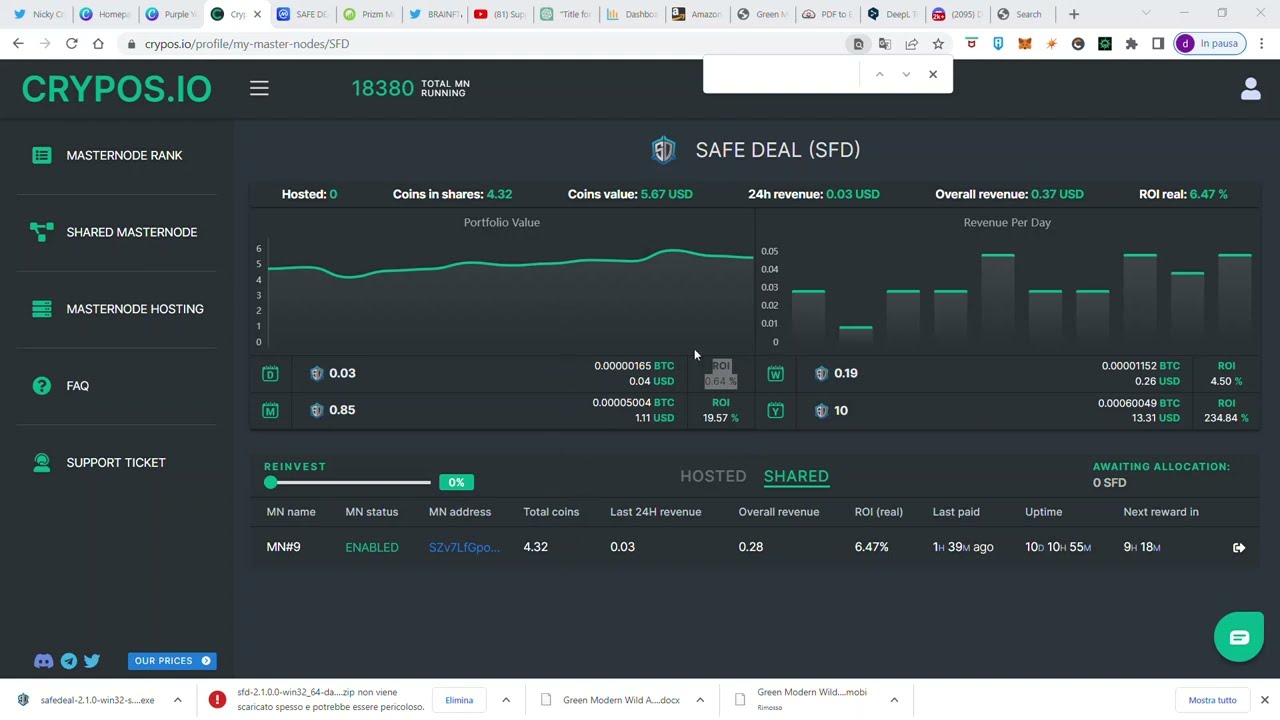Crypos.io &mdash; Automated Masternode Platform SAFE DEAL