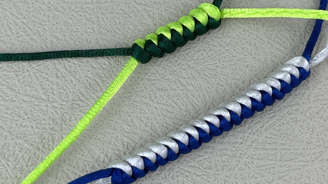 2 Easy Ways Macramé Snake Knot Instructions | Macrame Basic Knot【B005】
