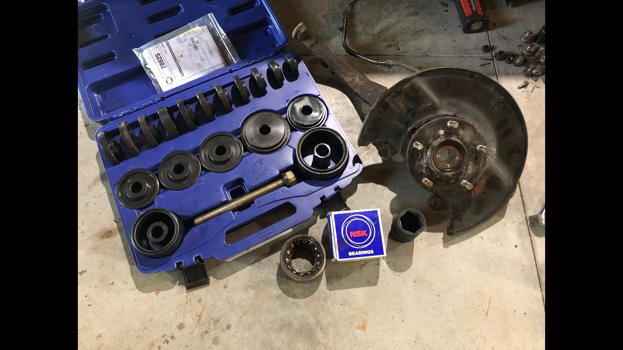 How to Diagnose & Replace a Front Wheel Bearing - 2002 Acura TL-S -- Honda Accord