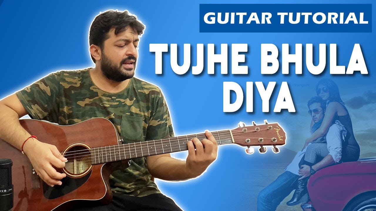 Tujhe Bhula Diya Guitar Lesson | Anjaana Anjaani | Easy Guitar Tutorial | Pickachord